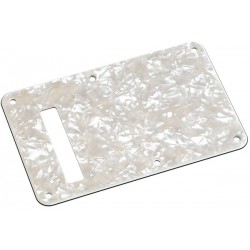 Fender Backplate, Stratocaster®, Aged White Moto, 4-Ply