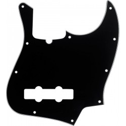 Fender Pickguard, Jazz Bass®, 10-Hole Mount (with Truss Rod Notch), B/W/B, 3-Ply
