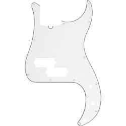 Fender Pickguard, Precision Bass®, 13-Hole Mount (with Truss Rod Notch), Parchment, 3-Ply