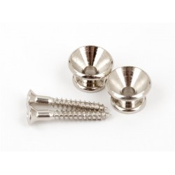 Fender Pure Vintage Strap Buttons, Nickel (2)