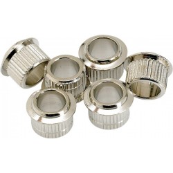 Fender Vintage-Style Guitar Tuning Machine Bushings (6), Nickel