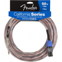 Fender California Series Cable 50' 14GA / 2x2.5mm2, 1/4" Jack - Speakon