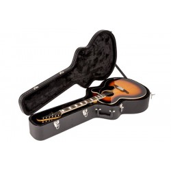 Fender Flat-Top Jumbo Acoustic Guitar Case, Black