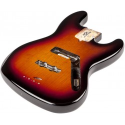 Fender USA Jazz Bass® Alder Body, Modern Bridge Mount, 3-Color Sunburst