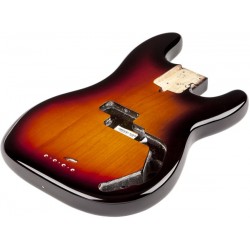 Fender USA Precision Bass® Alder Body, Modern Bridge Mount, 3-Color Sunburst
