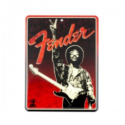 Fender™ Jimi Hendrix® Collection"Peace Sign" Tin Sign
