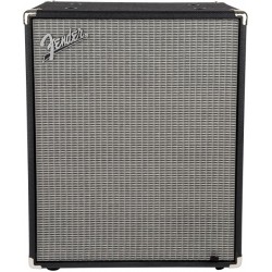 Fender Rumble™ 210 Cabinet, Black and Silver