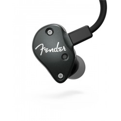 Fender FXA7 Pro In-Ear Monitors, Metallic Black