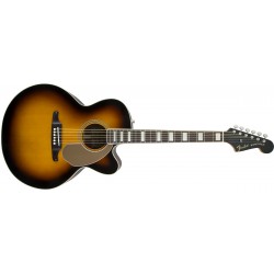 Fender Kingman™ Jumbo SCE with Case, 3-Color Sunburst