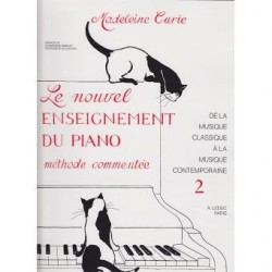 Le nouvel enseignement du piano vol 2 de madelaine curie ed leduc 