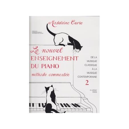 Le nouvel enseignement du piano vol 2 de madelaine curie ed leduc 