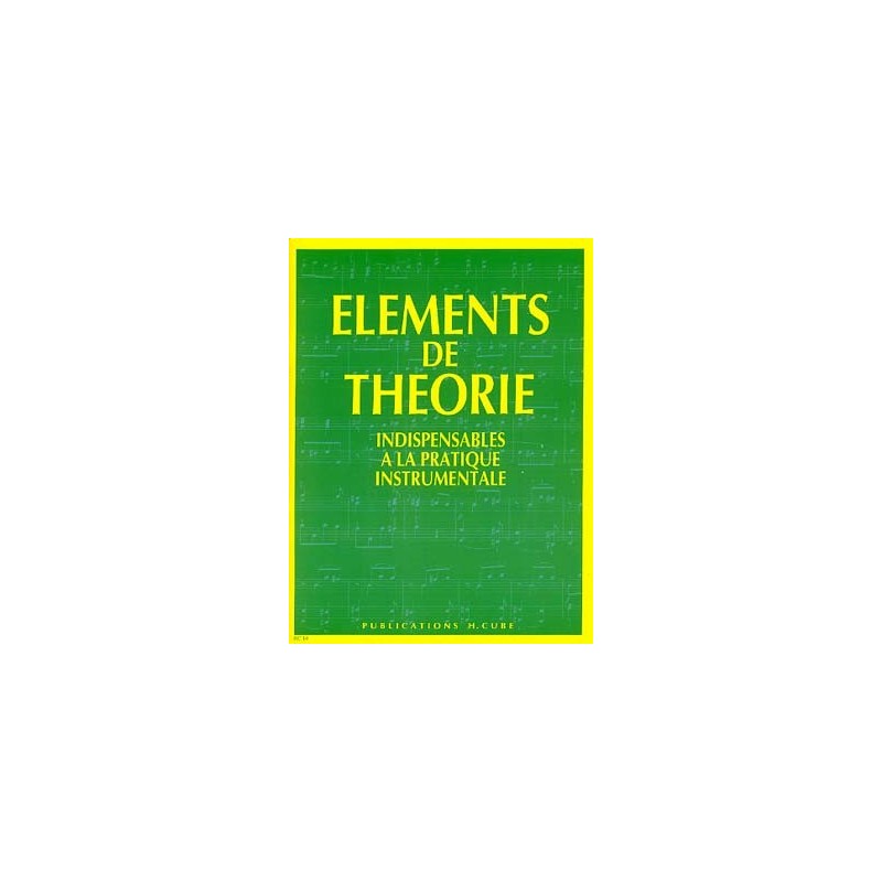 Eléments de théorie H-cube