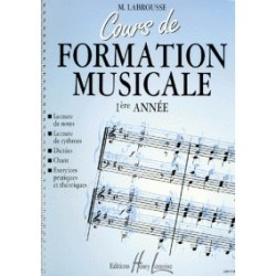Cours de formation musicale Vol.1 - LABROUSSE Marguerite