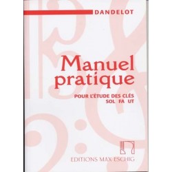Dandelot Manuel pratique pour l'étude des clés ancienne édition ed Eschig