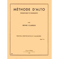 Méthode d'Alto Elémentaire et Progressive, Henri Classens