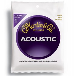 Martin Acoustic M175 80/20 Bronze Custom Light .011 .052