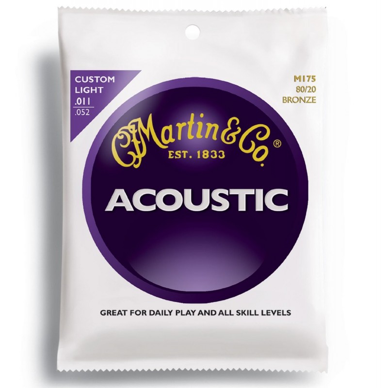 Martin Acoustic M175 80/20 Bronze Custom Light .011 .052