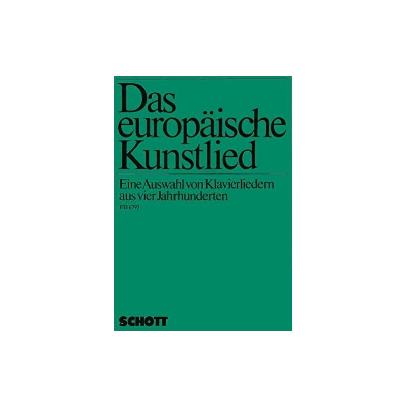 Das europaische Kunstlied