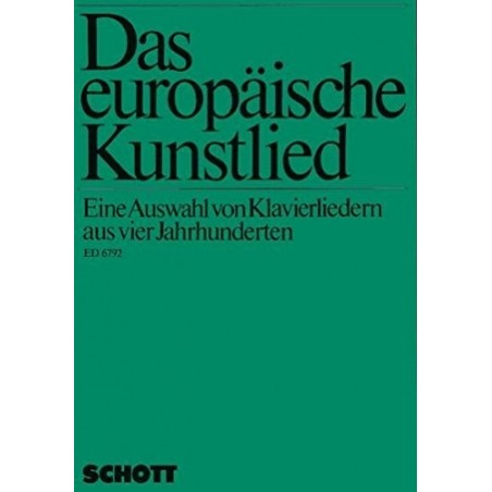 Das europaische Kunstlied