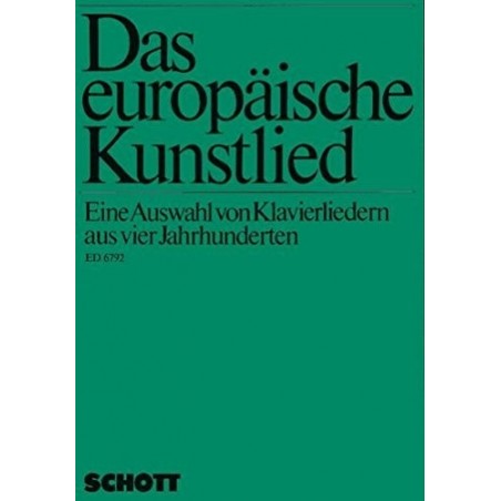 Das europaische Kunstlied