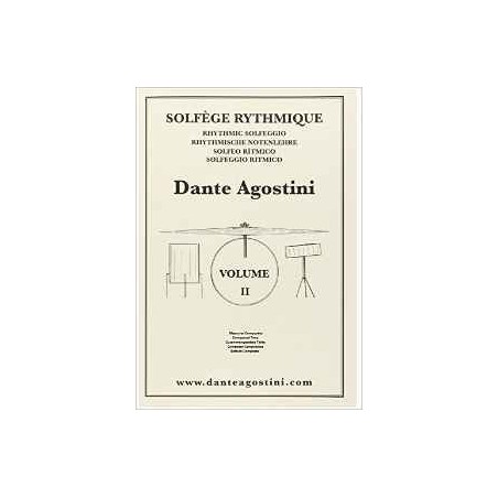 Solfège Rythmique Dante Agostini vol 2