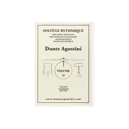 Solfège Rythmique Dante Agostini vol 2