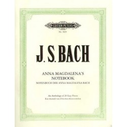 Anna Magdalenas's Notebook J.S.BACH ed peters 