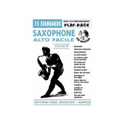 15 Standards Saxophone Alto Facile Volume 3 + CD