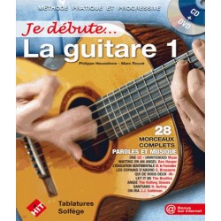 JE DEBUTE LA GUITARE vol 1 CD/DVD ED HIT