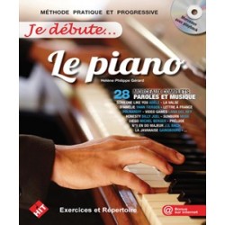 méthode Je débute le piano + cd