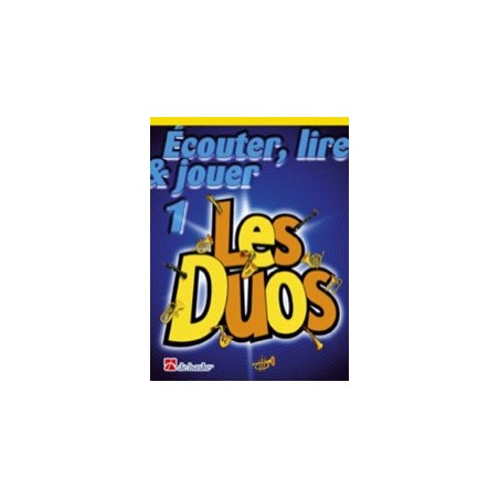 ECOUTER LIRE JOUER SAXO ALTO / BARYTON LES DUOS VOL 1 ED DE HASKE