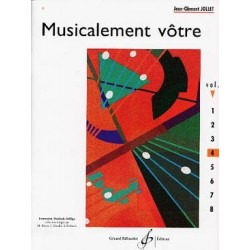 Musicalement vôtre de Jean Clément JOLLET VOL 4 ed Billaudot