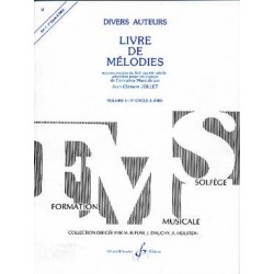 Livre de Mélodies vol 1 ed billaudot