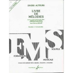 Livre de Mélodies vol 2 ed billaudot