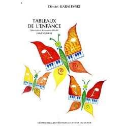 tableau d'enfance de kabalevski pour piano ed billaudot