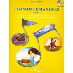 Chansons Enfantines vol 2 de Veczan ED LEMOINE