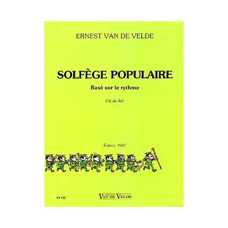 sofège populaire basé sur le rythme ed Van de velde