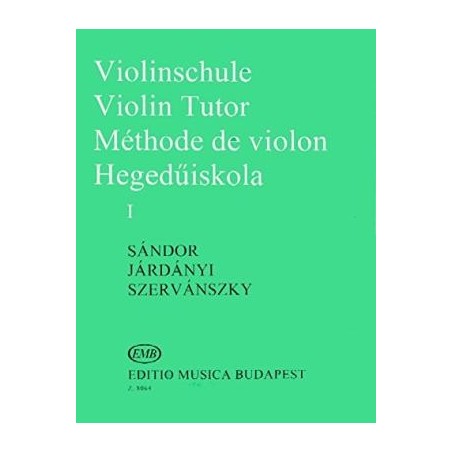 METHODE DE VIOLON SANDOT JARDANYI SZERVANSZKY