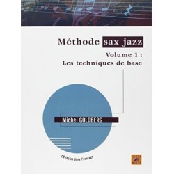 Méthode sax jazz. Volume 1, avec CD de Michel Goldberg