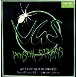 Cordes acoustique green  011.052 poison strings