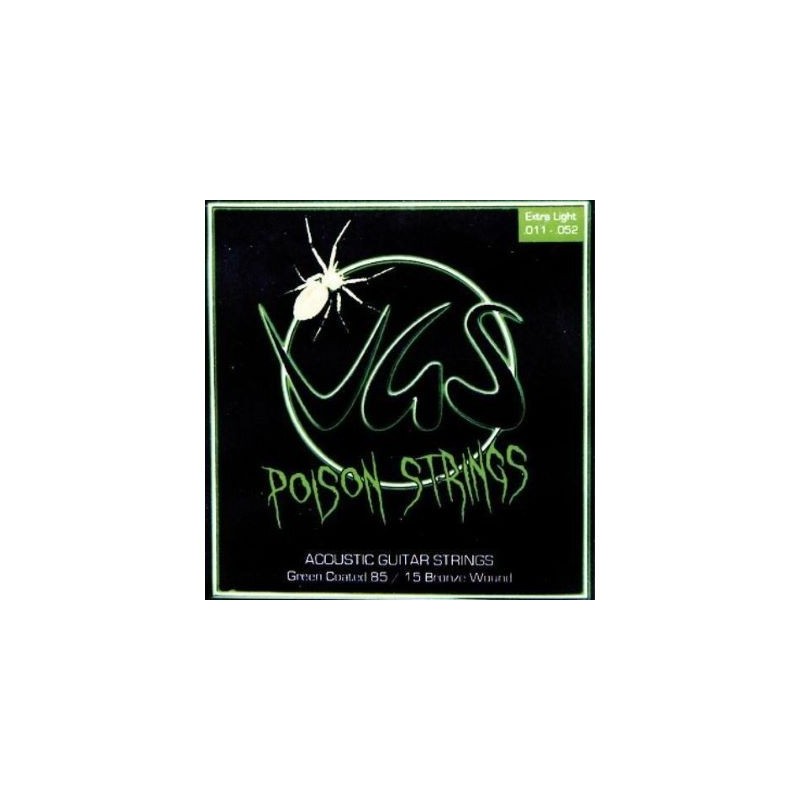 Cordes acoustique green  011.052 poison strings
