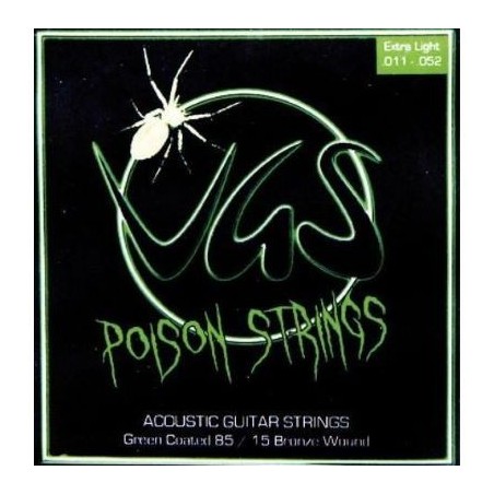 Cordes acoustique green  011.052 poison strings