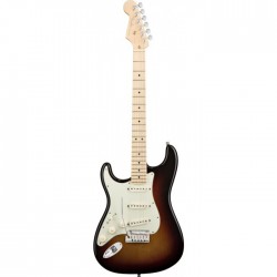 Fender Stratocaster American Deluxe Gaucher 3 Tons Sunburst Touche Erable