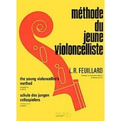 Méthode du jeune violoncelliste de Feuillard ed Delrieu