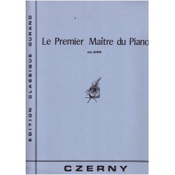 le premier maitre du piano op.599 czerny ed durand