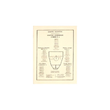 Dante Agostini Solfège Rythmique Cahier N° 2  Mesures composées