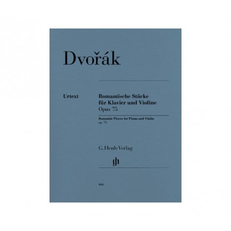 DVORAK Romantic Pieces for Violin and Piano op. 75