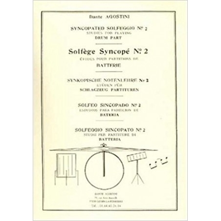 AGOSTINI SOLFEGE SYNCOPE VOL. 2