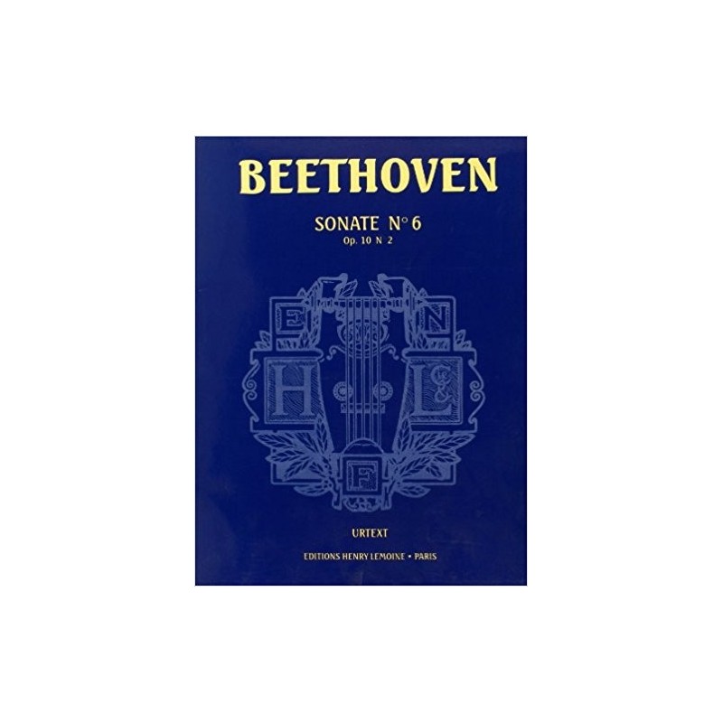 BEETHOVEN Sonate n°6  op.10 n°2 Piano 