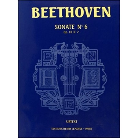 BEETHOVEN Sonate n°6  op.10 n°2 Piano 